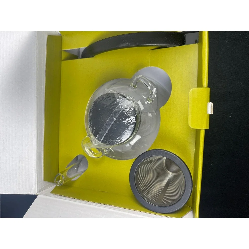 Qdo Tea 4 U Glass Teapot 1L Pernille‎ Vea Design Borosilicate Stainless Infuser